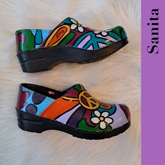 Sanita Shoes - Sanita leather clogs